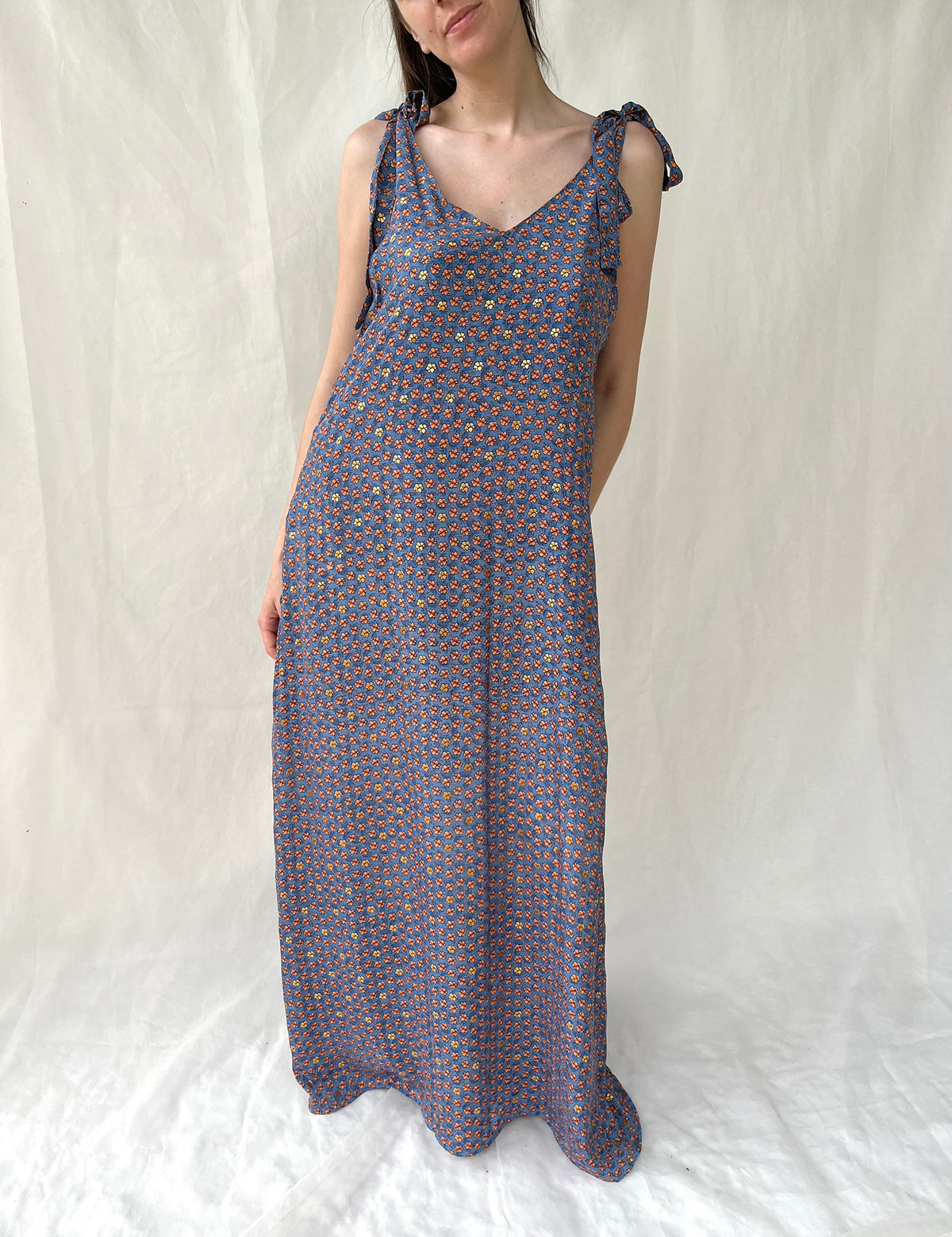 Silk Berry Long Dress n.4 - Bohemia Couture