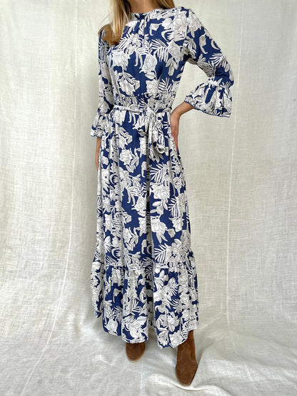 Silk Bianca Long Dress with Pockets n.17