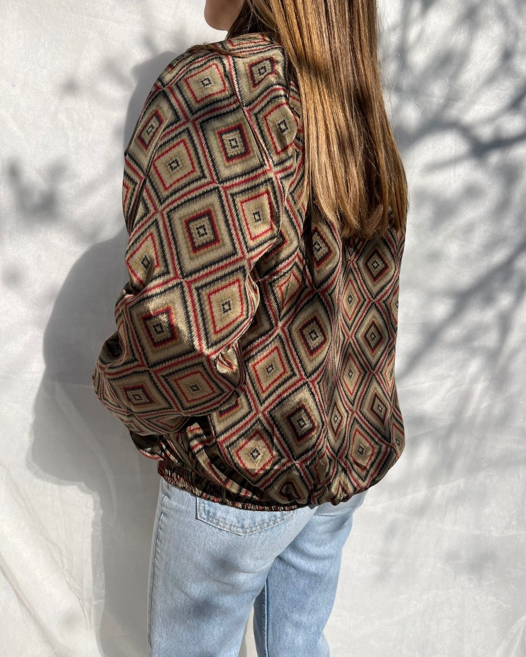 Silk Bomber Jacket n.7 - Bohemia Couture