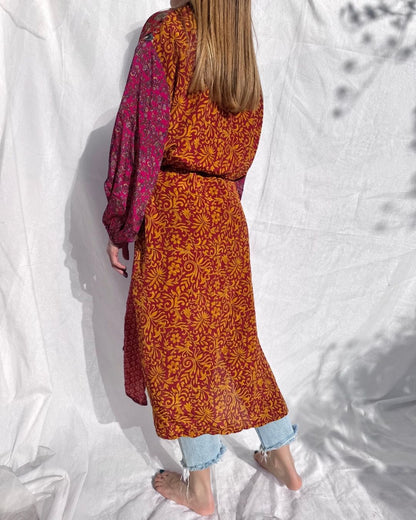 Silk Long Cardigan n.41