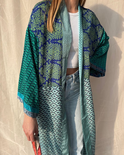 Silk Maxi Cardigan n.16