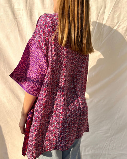 Silk Short Cardigan n.174