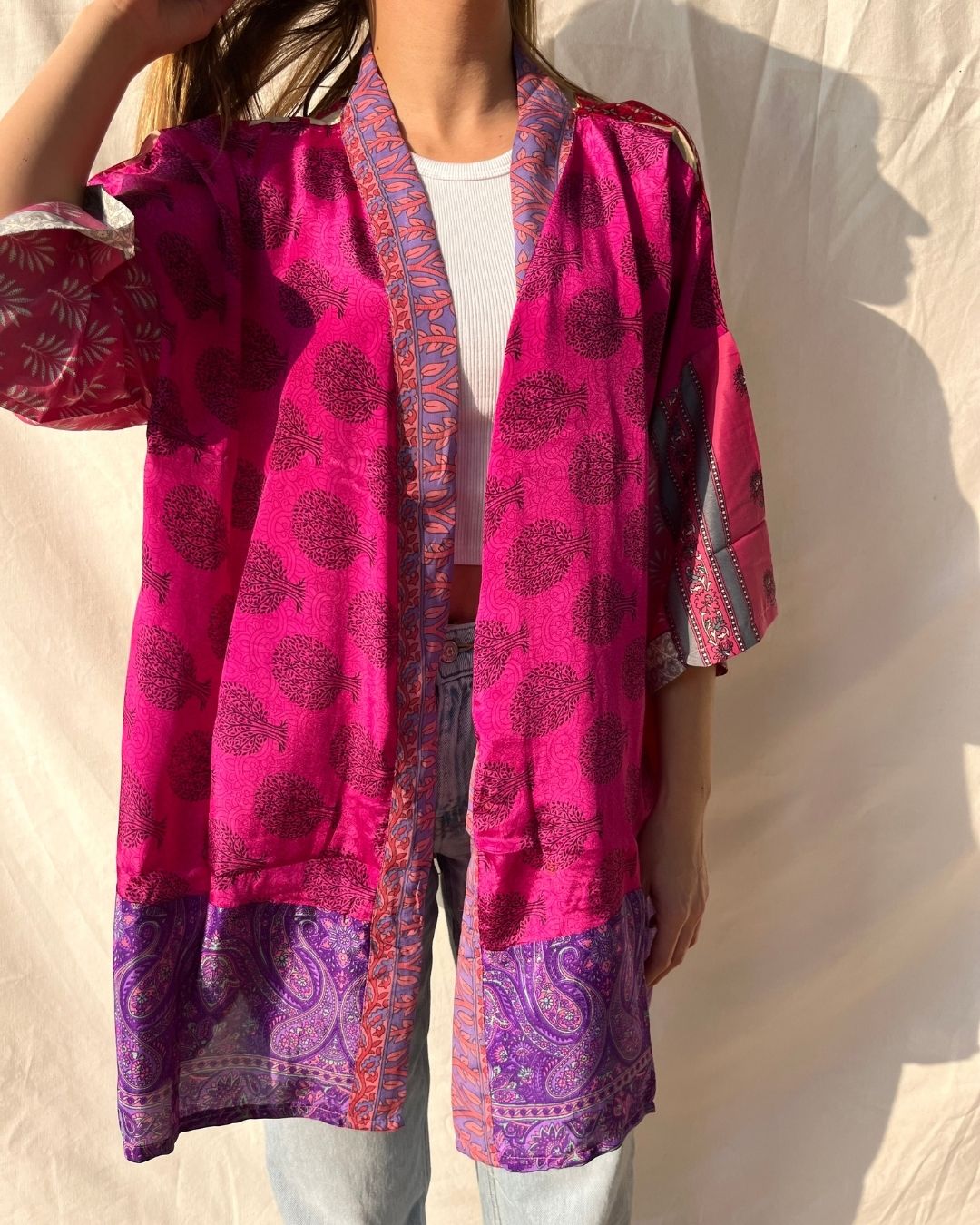 Silk Short Cardigan n.177