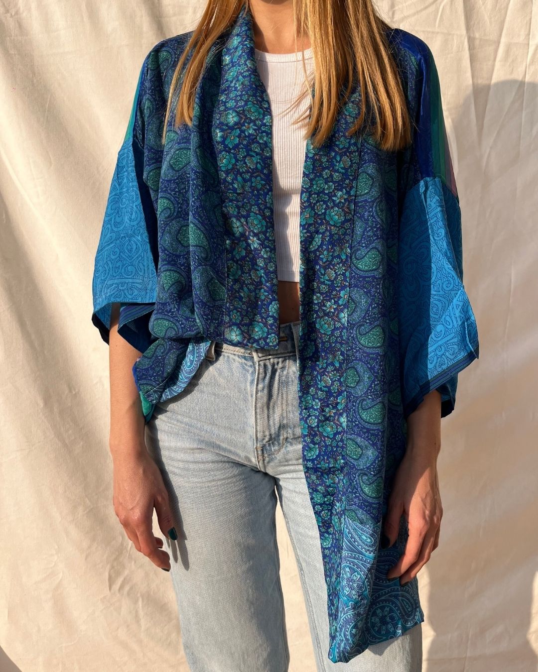 Silk Short Cardigan n.176