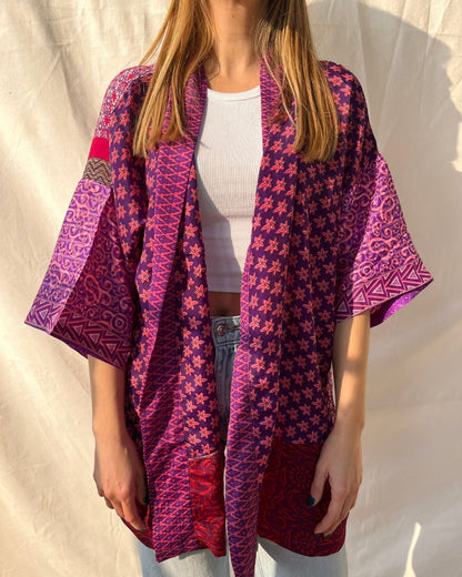 Silk Short Cardigan n.174