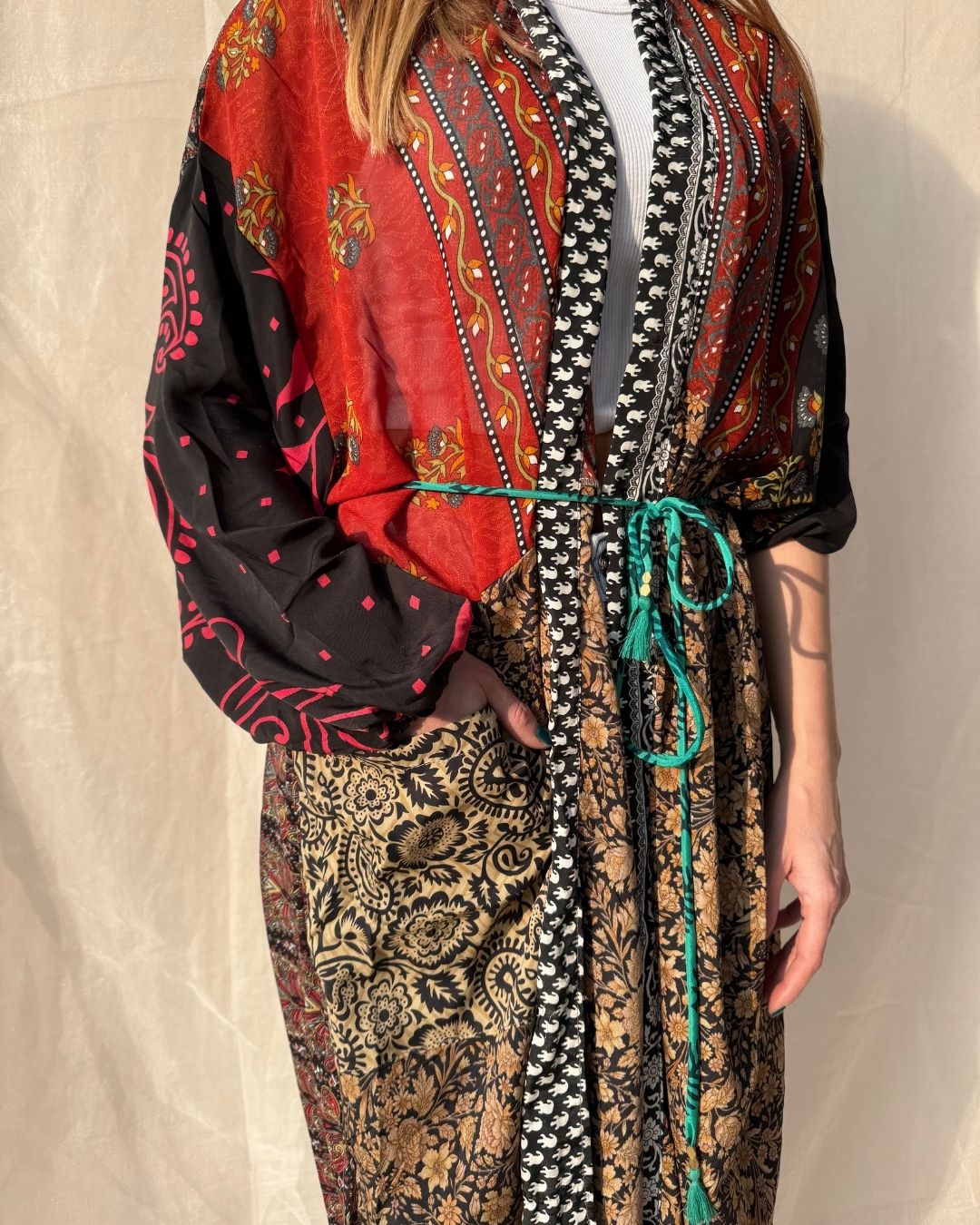 Silk Long Cardigan n.37
