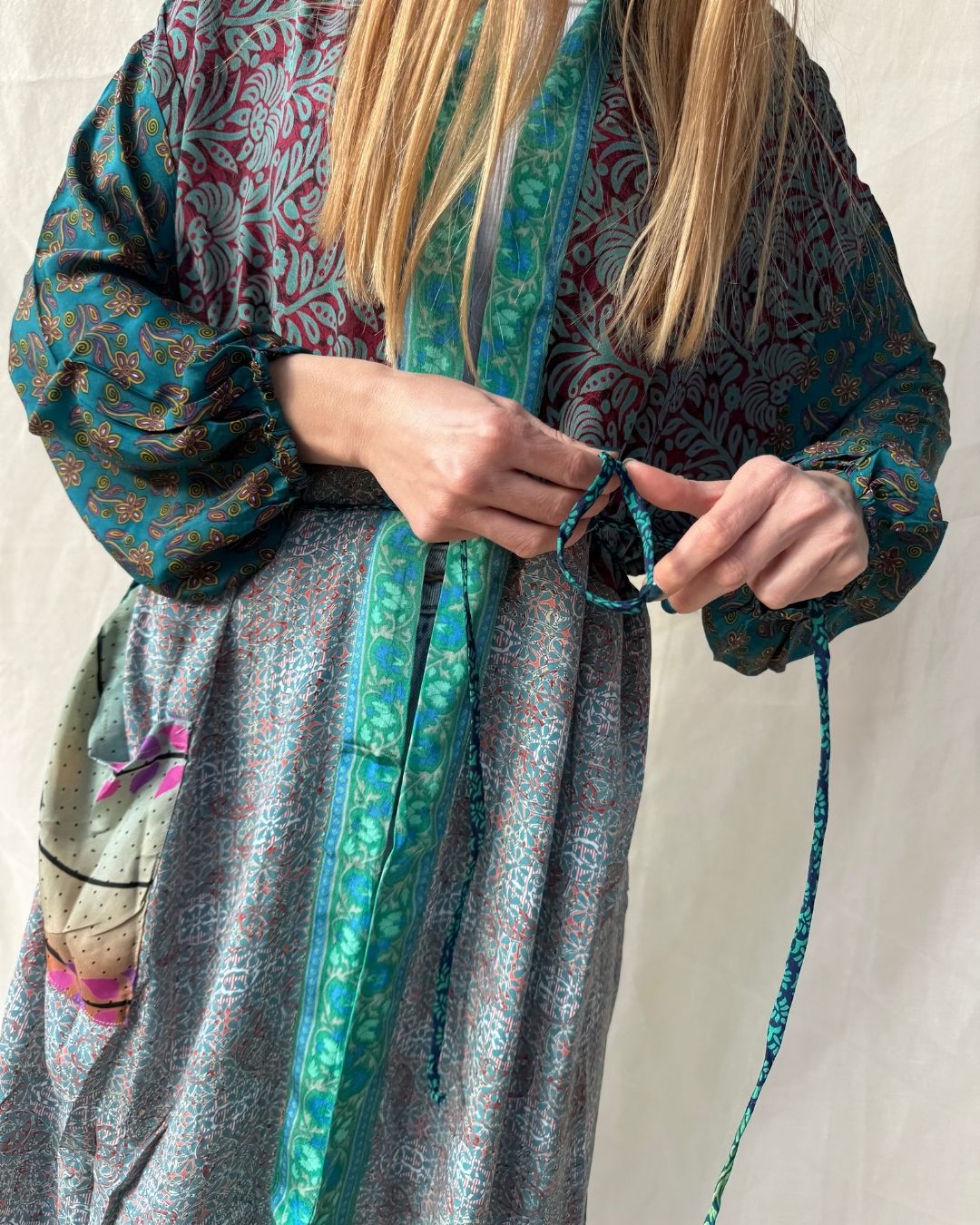Silk Long Cardigan n.39