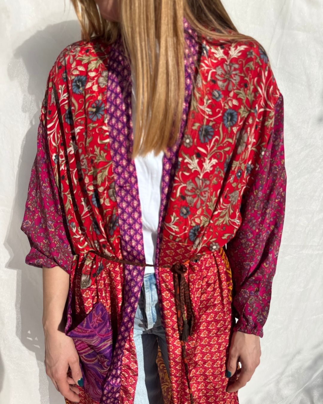 Silk Long Cardigan n.41