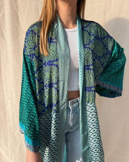 Silk Maxi Cardigan n.16