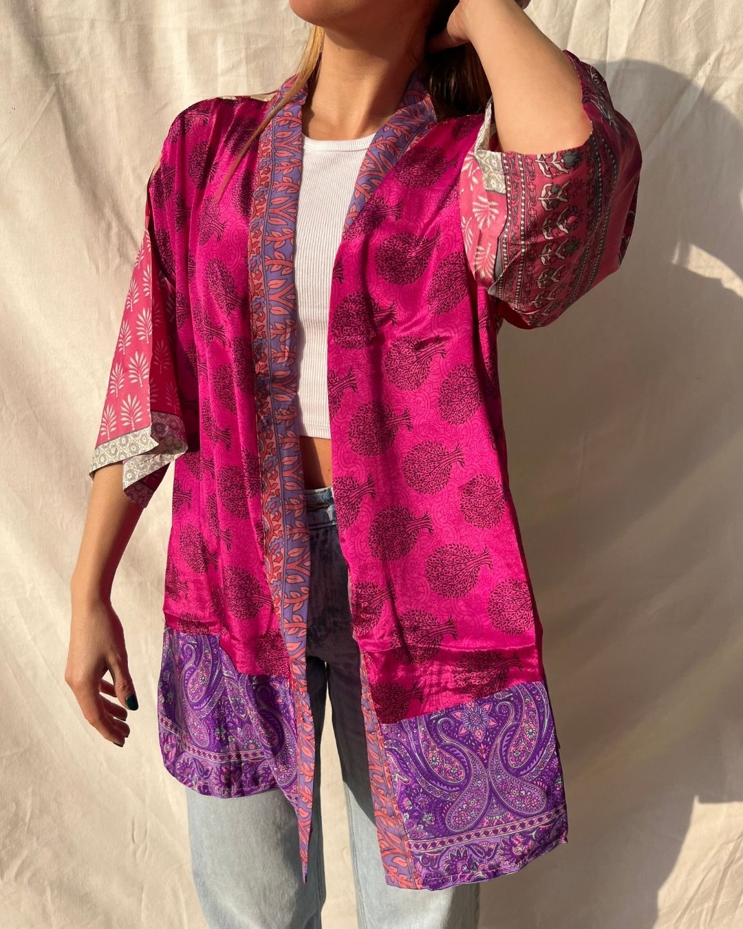 Silk Short Cardigan n.177