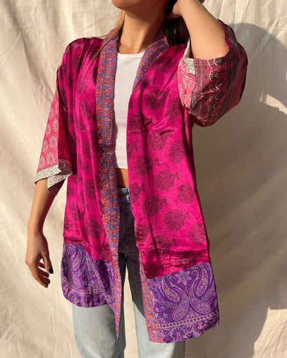 Silk Short Cardigan n.177