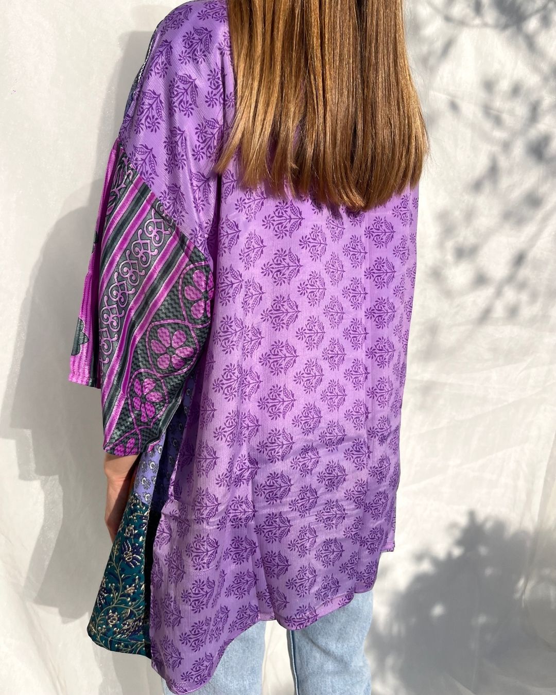 Silk Short Cardigan n.179