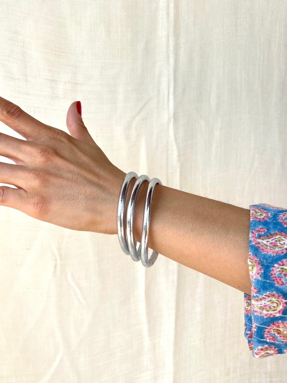 Silver Temple Bracelets - Bohemia Couture