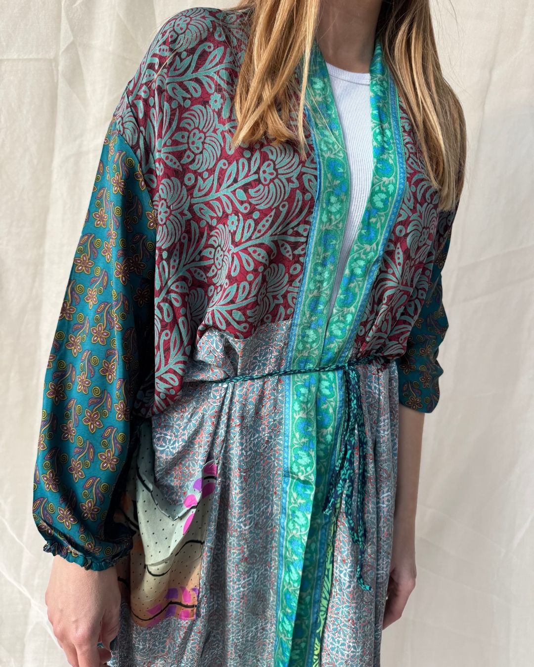 Silk Long Cardigan n.39