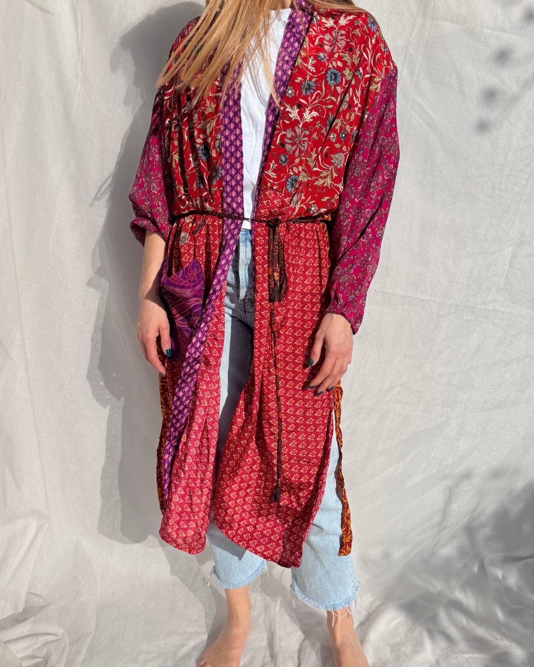 Silk Long Cardigan n.41