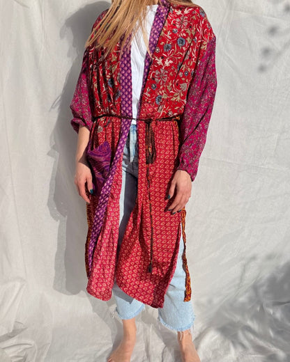 Silk Long Cardigan n.41