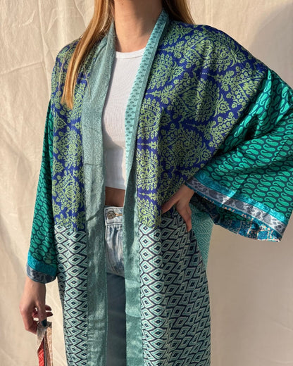 Silk Maxi Cardigan n.16