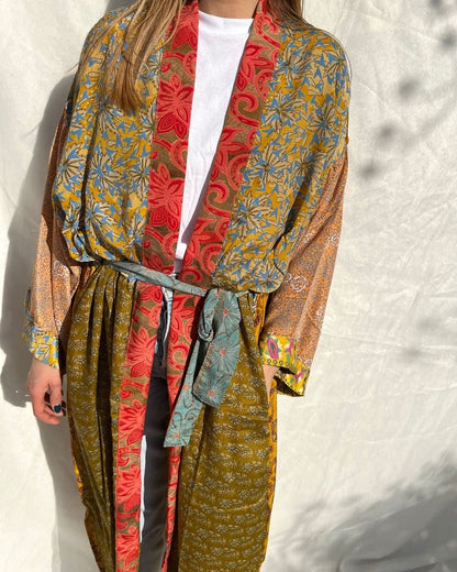 Silk Maxi Cardigan n.19