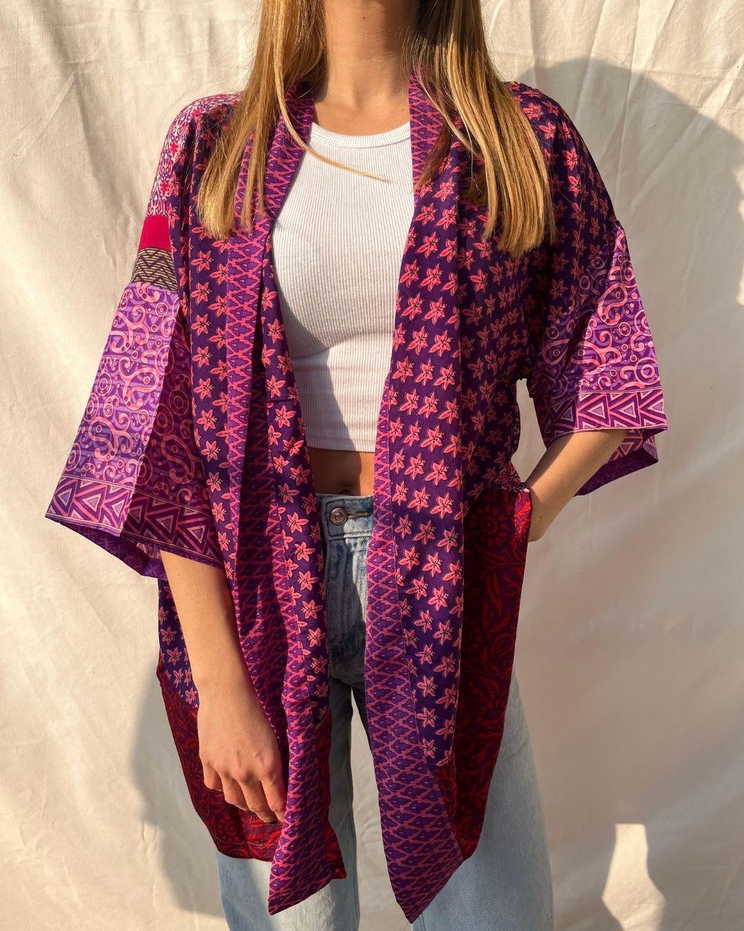 Silk Short Cardigan n.174