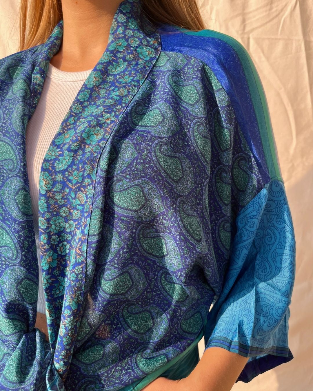 Silk Short Cardigan n.176
