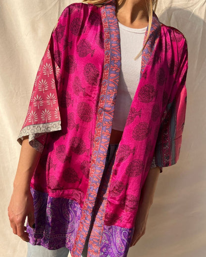 Silk Short Cardigan n.177
