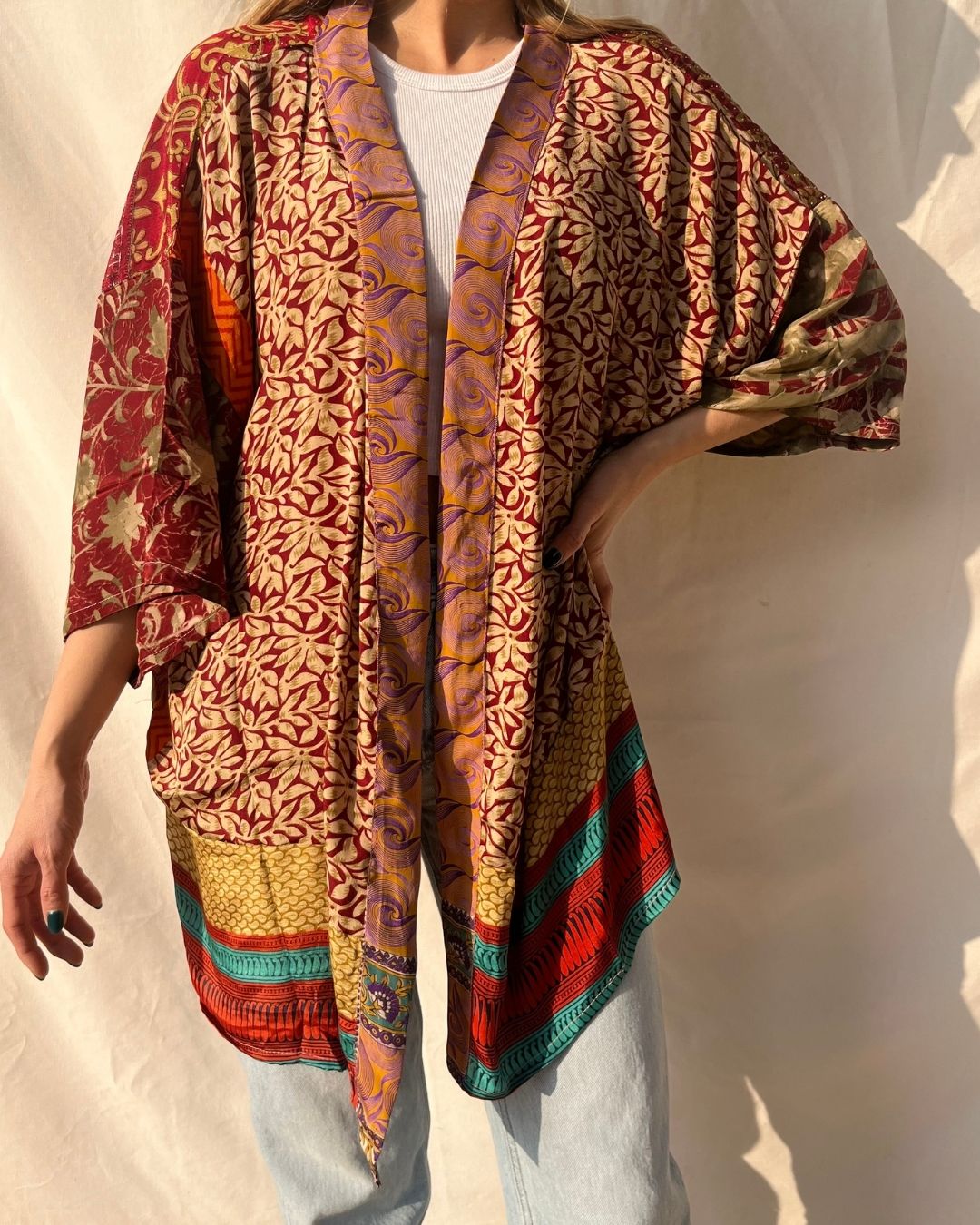 Silk Short Cardigan n.178