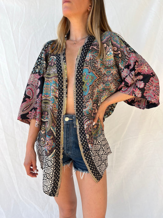 Silk Short Cardigan n.186