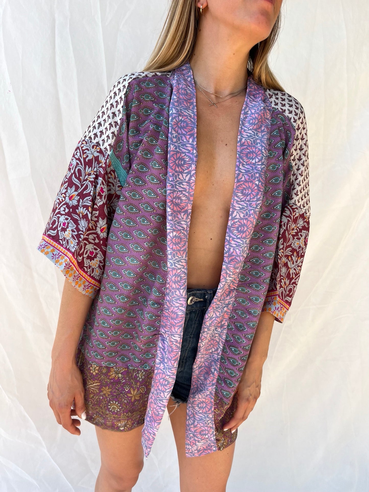 Silk Short Cardigan n.188