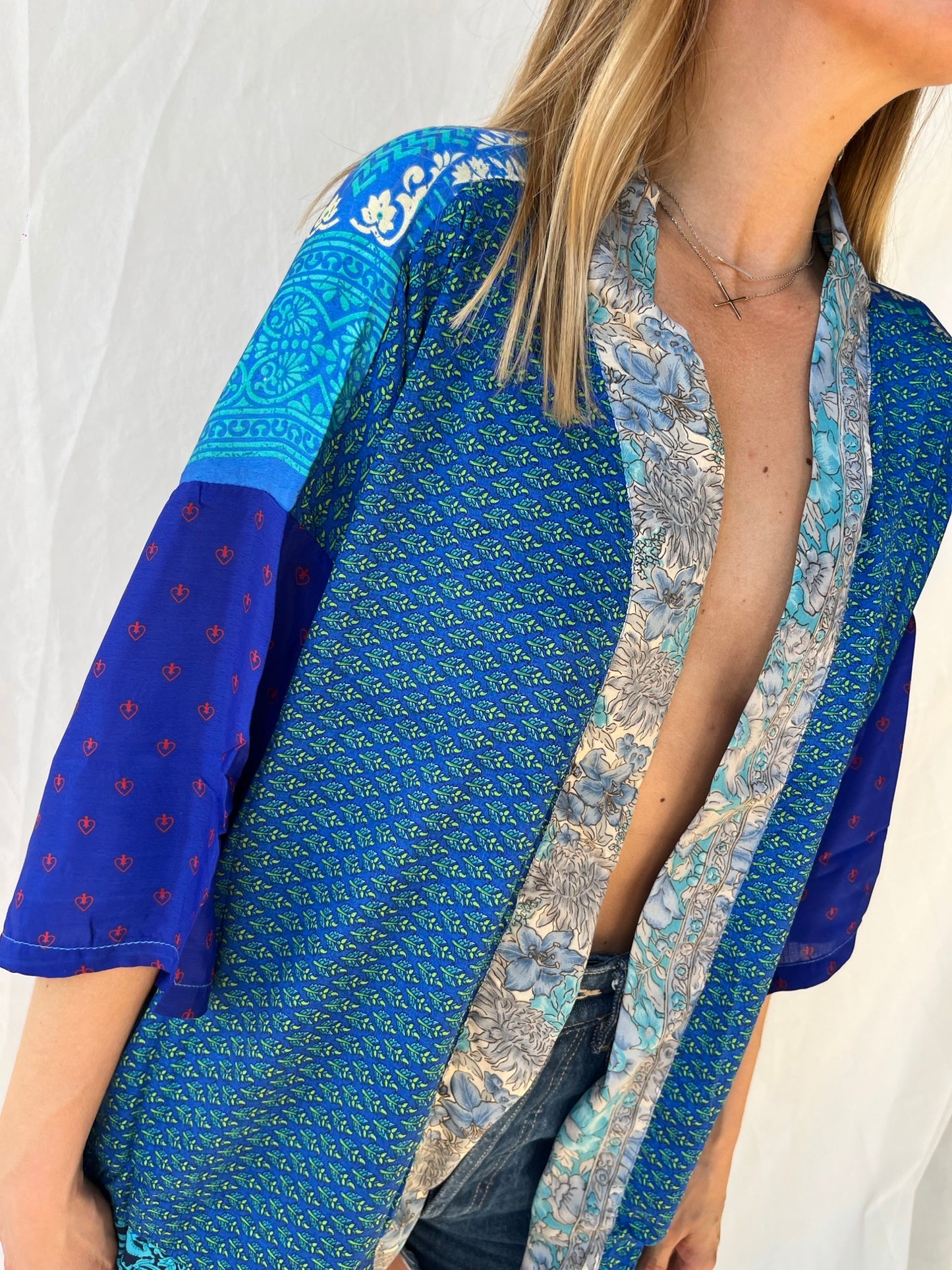 Silk Short Cardigan n.189