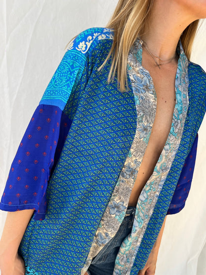 Silk Short Cardigan n.189