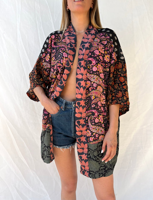 Silk Short Cardigan n.191