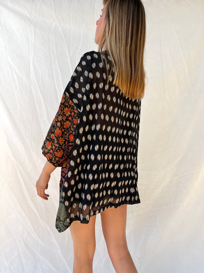 Silk Short Cardigan n.191
