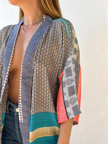 Silk Short Cardigan n.185