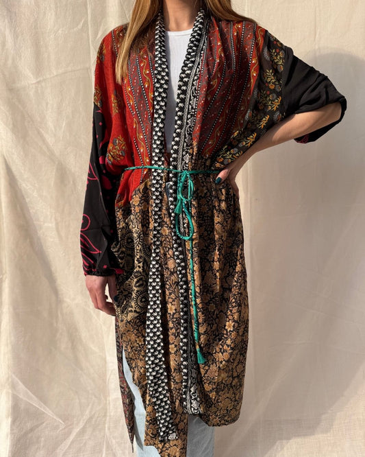 Silk Long Cardigan n.37