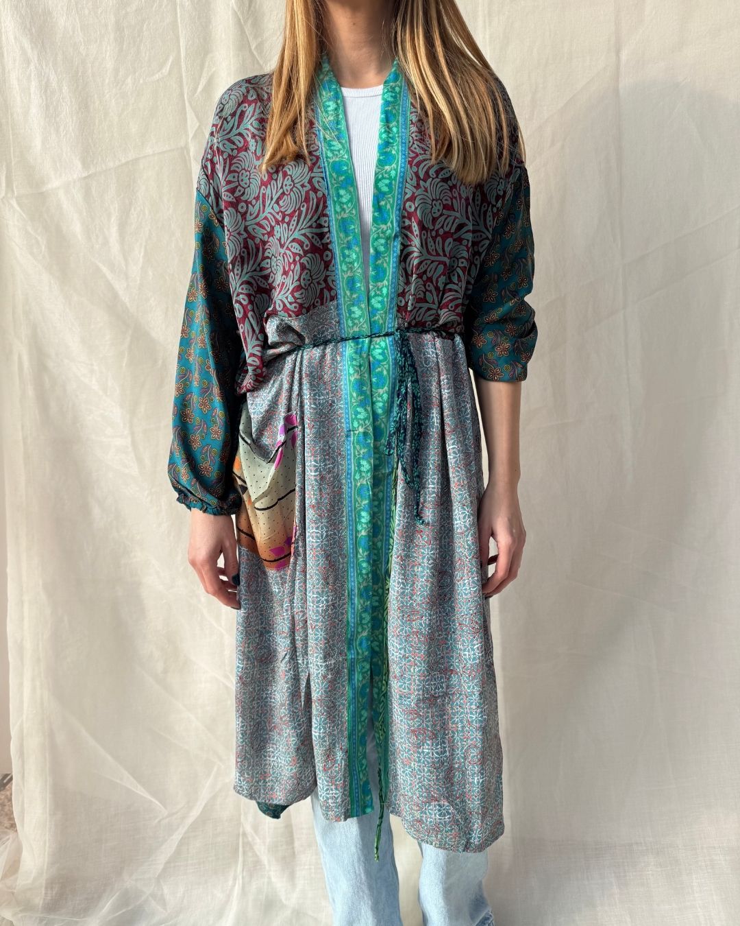 Silk Long Cardigan n.39