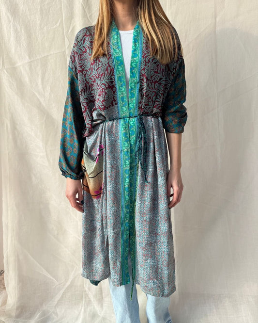 Silk Long Cardigan n.39