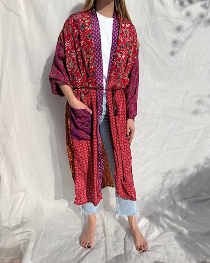 Silk Long Cardigan n.41