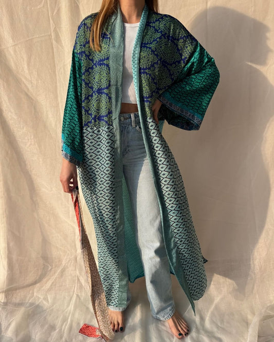 Silk Maxi Cardigan n.16