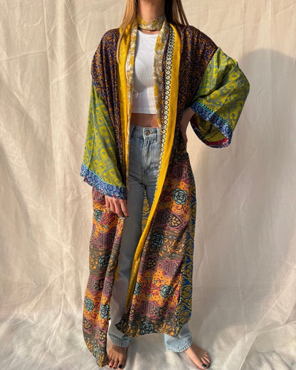 Silk Maxi Cardigan n.17