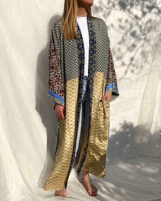 Silk Maxi Cardigan n.18