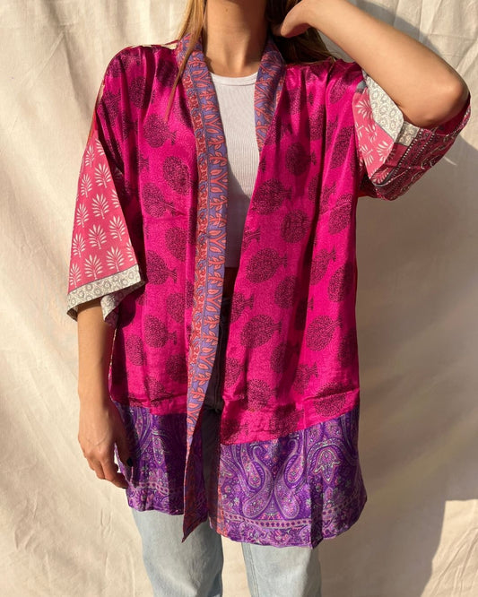 Silk Short Cardigan n.177