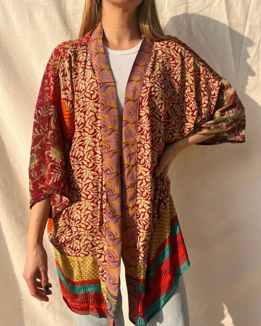 Silk Short Cardigan n.178