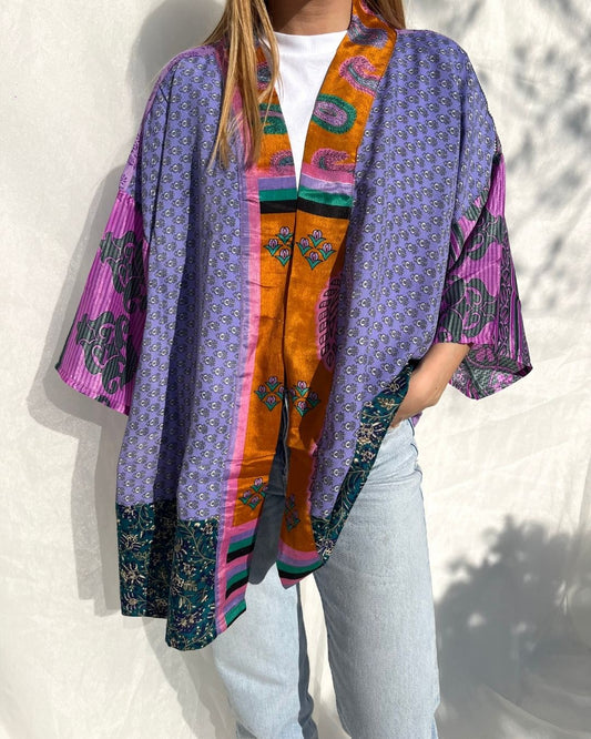 Silk Short Cardigan n.179