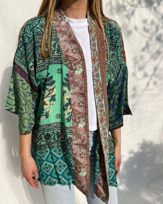 Silk Short Cardigan n.181