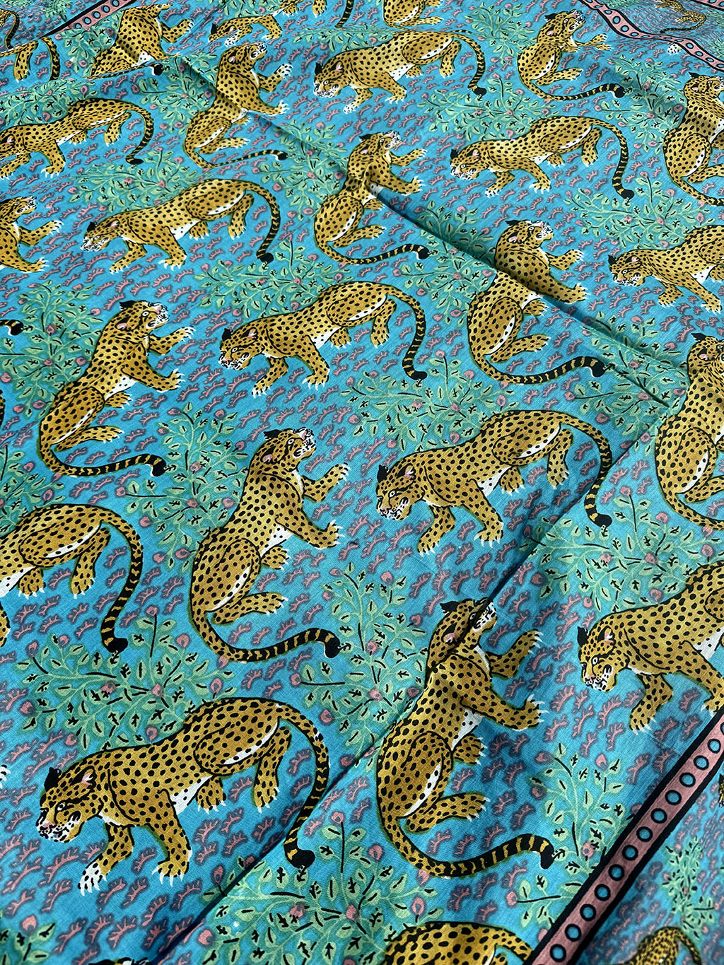 Cotton Pareo Torquoise Safari