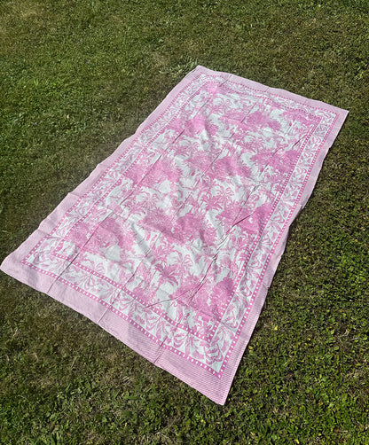 Cotton Pareo n.161 Pink Safari Toile de Jouy