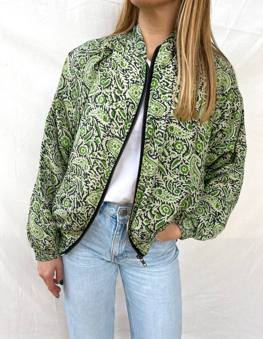 Silk Bomber Jacket n.1