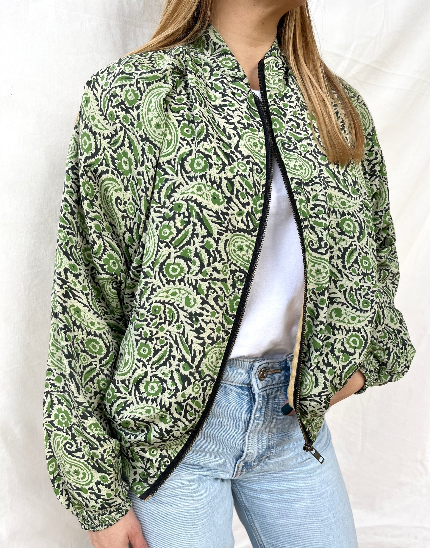 Silk Bomber Jacket n.1