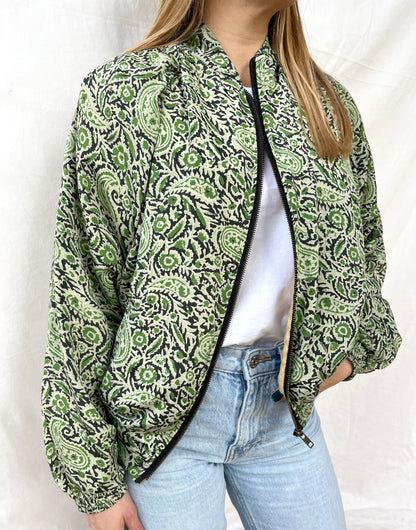 Silk Bomber Jacket n.1