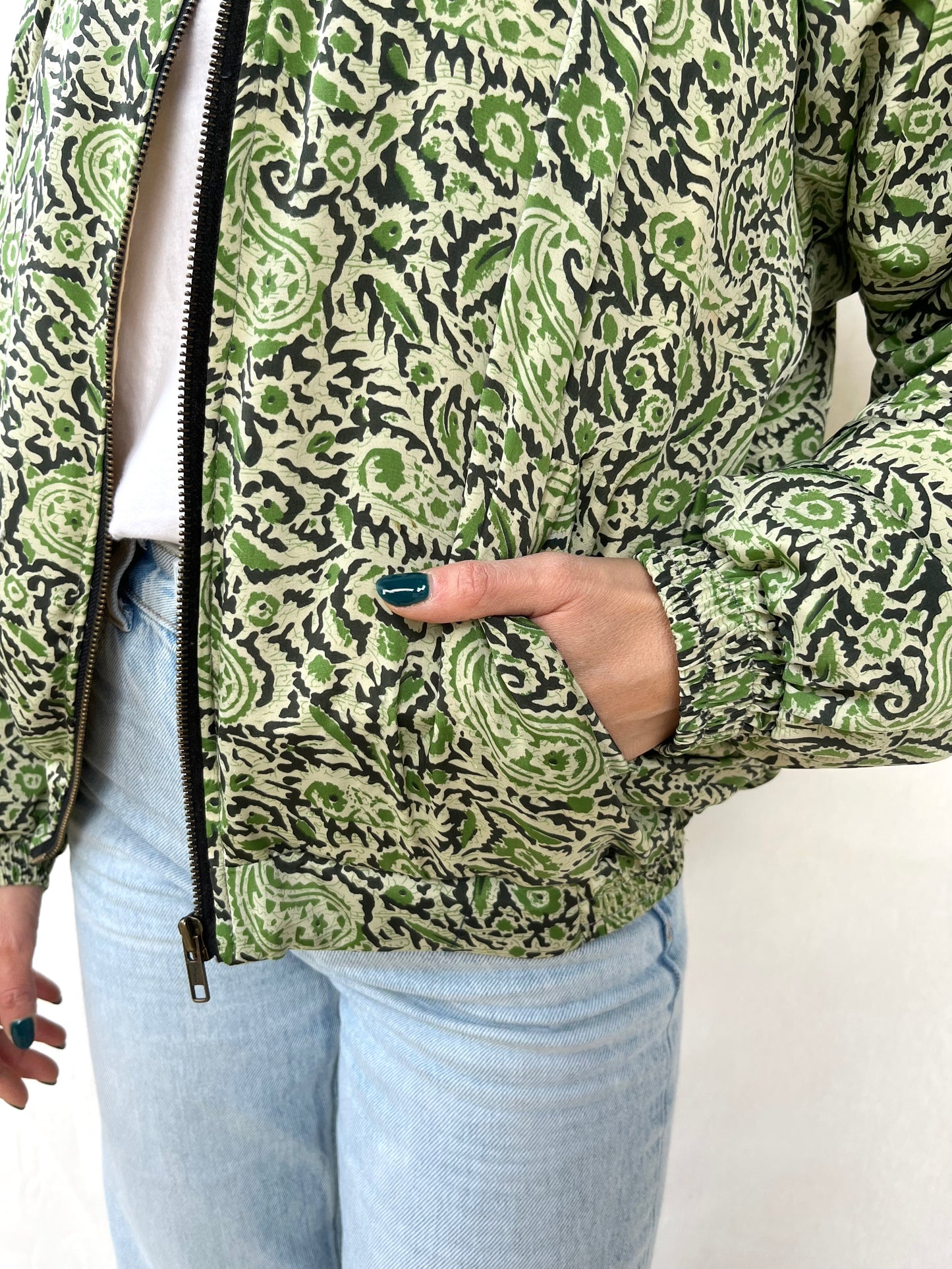 Silk Bomber Jacket n.1